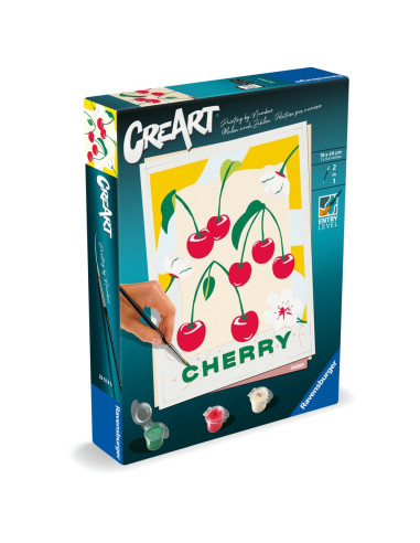RVSPBN25514,Ravensburger - CreArt pictura pe numere pentru adulti cirese