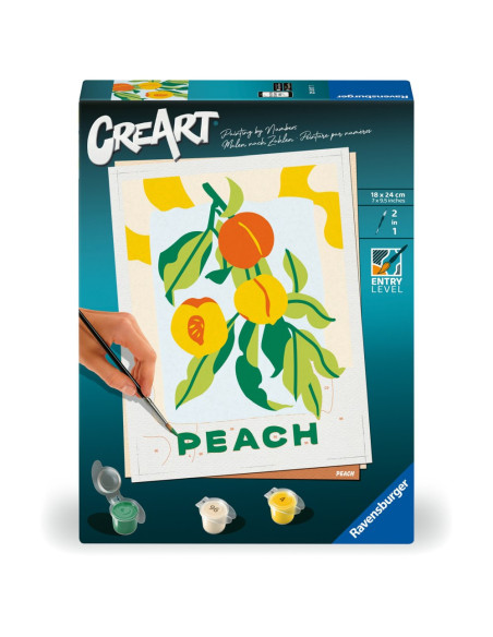RVSPBN25517,Ravensburger - CreArt pictura pe numere pentru adulti piersici