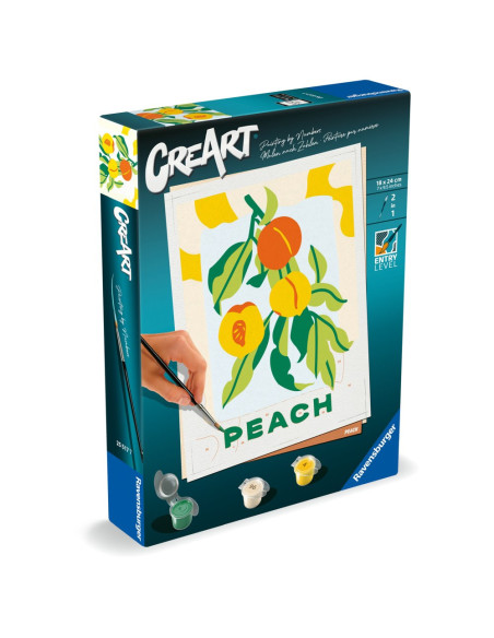 RVSPBN25517,Ravensburger - CreArt pictura pe numere pentru adulti piersici