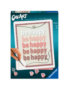RVSPBN23544,Ravensburger - CreArt pictura pe numere pentru adulti Be Happy