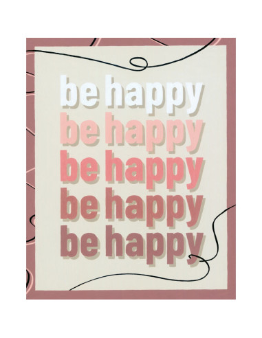 RVSPBN23544,Ravensburger - CreArt pictura pe numere pentru adulti Be Happy