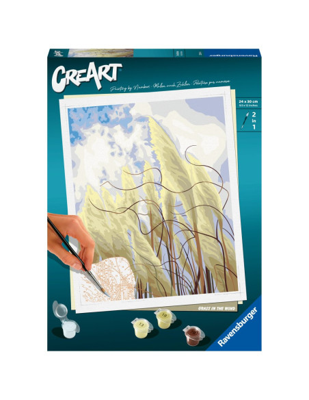 RVSPBN23611,Ravensburger - CreArt pictura pe numere pentru adulti iarba in vant