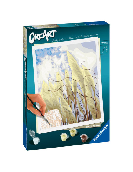 RVSPBN23611,Ravensburger - CreArt pictura pe numere pentru adulti iarba in vant