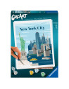 RVSPBN23686,Ravensburger - CreArt pictura pe numere pentru adulti New York plin de culoare
