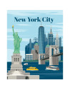 RVSPBN23686,Ravensburger - CreArt pictura pe numere pentru adulti New York plin de culoare