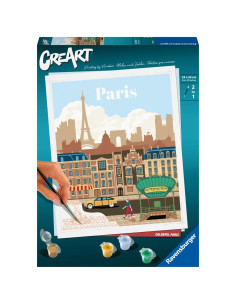 RVSPBN23687,Ravensburger - CreArt pictura pe numere pentru adulti Paris plin de culoare 2