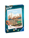 RVSPBN23687,Ravensburger - CreArt pictura pe numere pentru adulti Paris plin de culoare