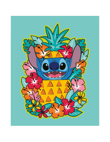 RVSPBN23933,Ravensburger - CreArt pictura pe numere pentru adulti Disney Stitch floral