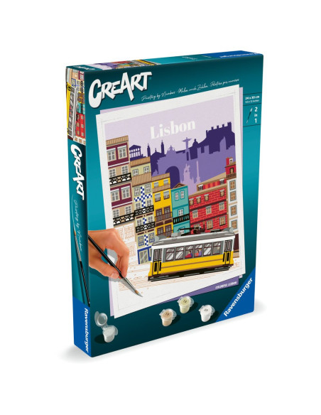 RVSPBN25522,Ravensburger - CreArt pictura pe numere pentru adulti Lisabona