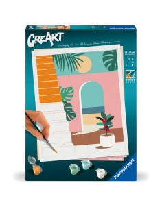 RVSPBN25524,Ravensburger - CreArt pictura pe numere pentru adulti vibe de vacanta