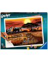 RVSPBN23548,Ravensburger - CreArt pictura pe numere pentru adulti peisaj din savana
