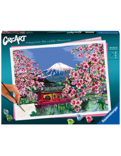 RVSPBN20177,Ravensburger - CreArt pictura pe numere pentru adulti flori de cires japonez