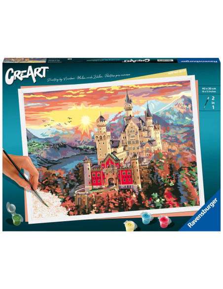 RVSPBN20278,Ravensburger - CreArt pictura pe numere pentru adulti castel de basm