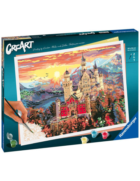 RVSPBN20278,Ravensburger - CreArt pictura pe numere pentru adulti castel de basm