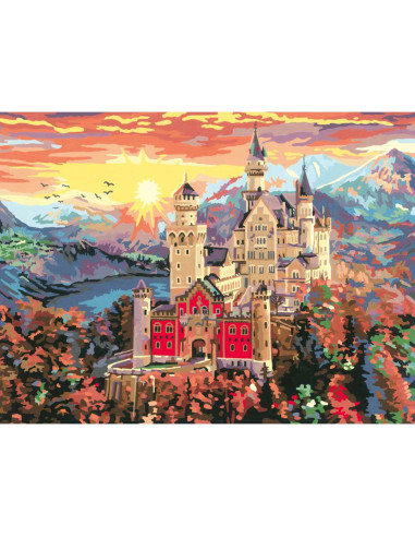 RVSPBN20278,Ravensburger - CreArt pictura pe numere pentru adulti castel de basm
