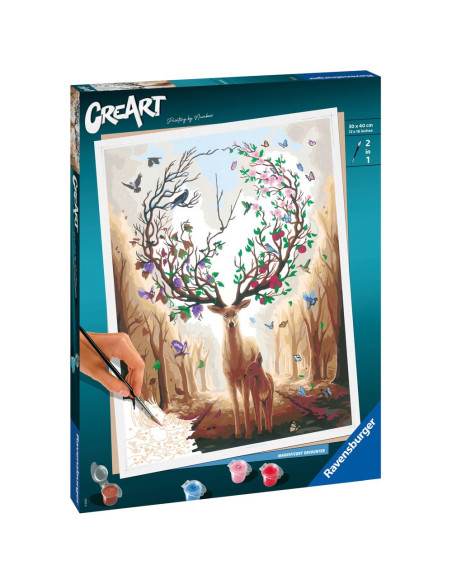 RVSPBN20273,Ravensburger - CreArt pictura pe numere pentru adulti cerb magic