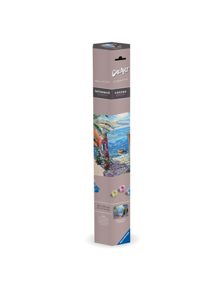 RVSPBN23913,Ravensburger - CreArt pictura pe numere pentru adulti Tablou Canvas peisaj mediteranean