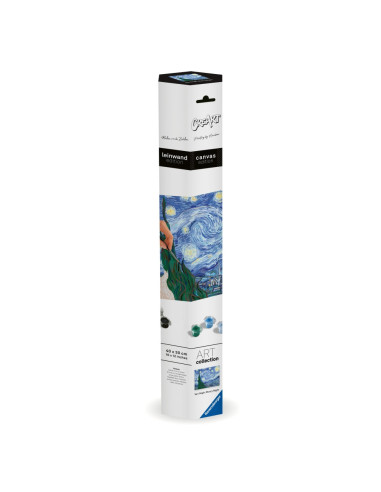 RVSPBN23915,Ravensburger - CreArt pictura pe numere pentru adulti Tablou Canvas Van Gogh noapte instelata