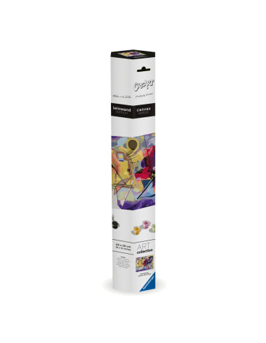 RVSPBN23918,Ravensburger - CreArt pictura pe numere pentru adulti Tablou Canvas Kandinsky galben rosu albastru