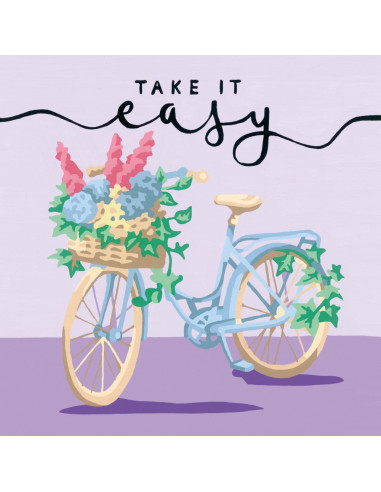 RVSPBN20099,Ravensburger - CreArt pictura pe numere pentru adulti bicicleta Take it easy