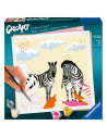 RVSPBN23666,Ravensburger - CreArt pictura pe numere pentru adulti zebre