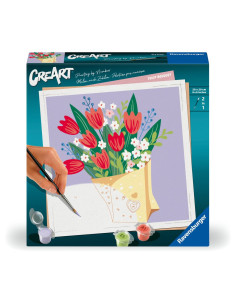RVSPBN25518,Ravensburger - CreArt pictura pe numere pentru adulti buchet de lalele