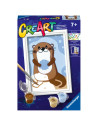 RVSPBN23607,Ravensburger - CreArt pictura pe numere pentru copii vidra dragalasa