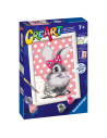 RVSPBN28933,Ravensburger - CreArt pictura pe numere pentru copii iepuras cu funda