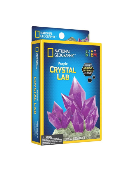 NG29615,National Geographic - Set educativ Mini laborator de crestere cristale violet