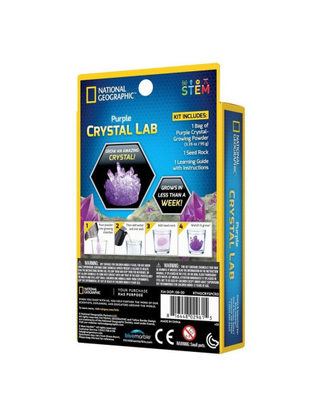 NG29615,National Geographic - Set educativ Mini laborator de crestere cristale violet