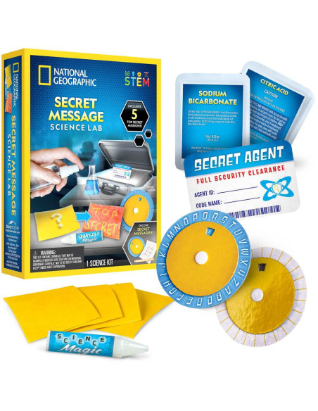 NG24736,National Geographic - Set educativ Laboratorul mesajelor secrete stiinta si mister