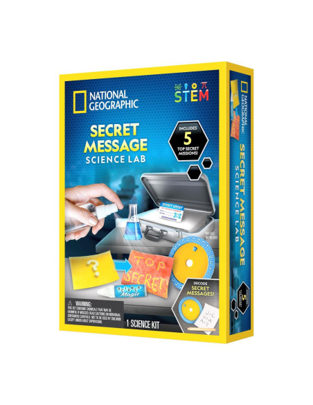NG24736,National Geographic - Set educativ Laboratorul mesajelor secrete stiinta si mister