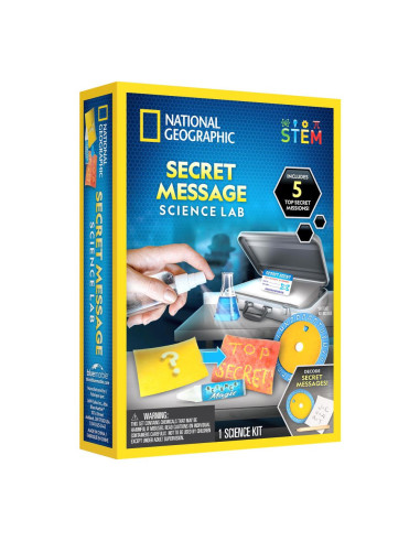 NG24736,National Geographic - Set educativ Laboratorul mesajelor secrete stiinta si mister