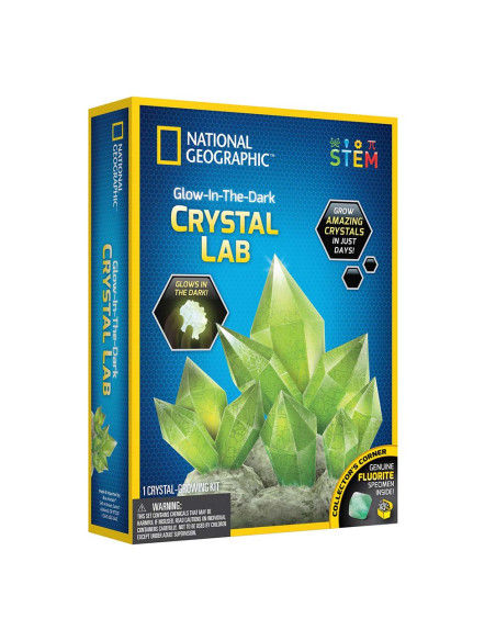 NG29691,National Geographic - Kit Creativ Laborator De Crestere Cristale Verzi