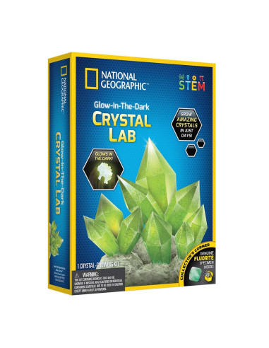 NG29691,National Geographic - Kit Creativ Laborator De Crestere Cristale Verzi
