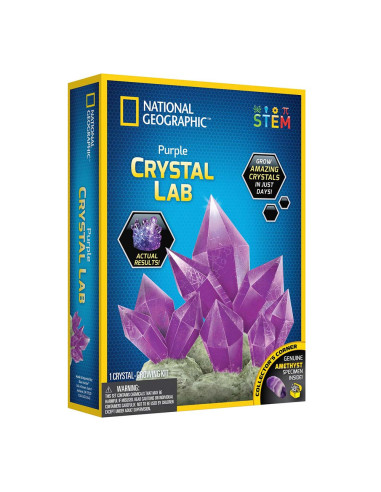 NG29684,National Geographic - Kit Creativ Laborator De Crestere Cristale Violet