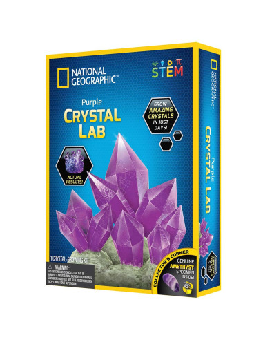 NG29684,National Geographic - Kit Creativ Laborator De Crestere Cristale Violet