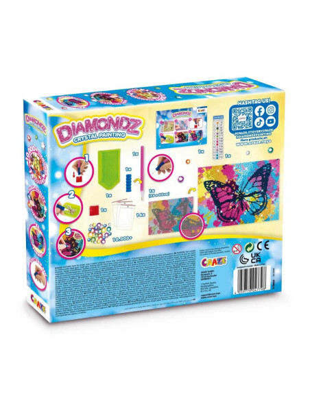 CRZ47798,Craze - Pictura cu diamante fluture
