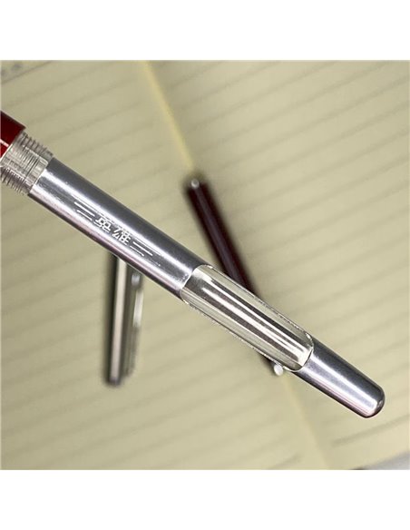 Set 15 stilouri cu penita ascunsa HERO 007, Negru - Verde - Visiniu