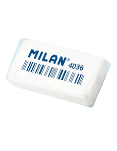 Radiera Milan 4036 din cauciuc sintetic flexibil, 3.9 x 2 x 0.8 cm