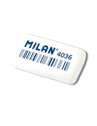 Radiera Milan 4036 din cauciuc sintetic flexibil, 3.9 x 2 x 0.8 cm