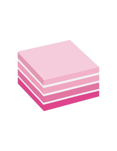 Cub notite adezive Post-It 3M, 76 X 76 mm, 450 file, Pastel  
