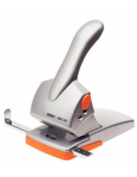 RA-20922603,Perforator mare capacitate Rapid HDC65, 65 coli, metalic, cutie, argintiu-orange