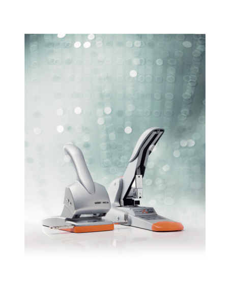 RA-20922603,Perforator mare capacitate Rapid HDC65, 65 coli, metalic, cutie, argintiu-orange