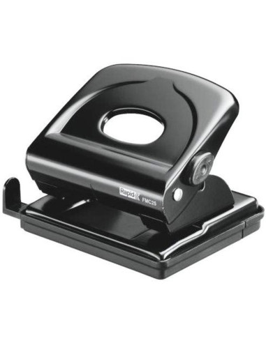 RA-21835501,Perforator metalic Rapid FMC25, 25 de coli, cutie, negru