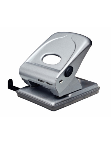 RA-21835602,Perforator metalic Rapid FMC40, 40 de coli, cutie, argintiu