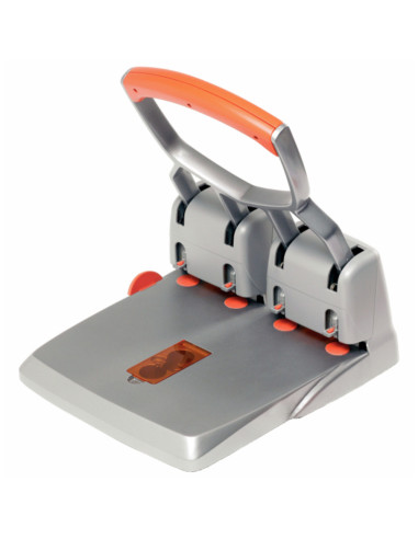 RA-23223100,Perforator mare capacitate Rapid Supreme HDC 150, 4 perforatii, 150 coli, metalic, argintiu-orange