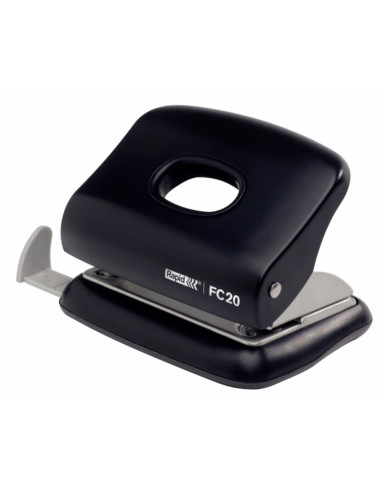 RA-23256400,Perforator plastic Rapid FC20, 20 de coli, cutie, negru