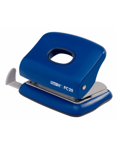 RA-23256401,Perforator plastic Rapid FC20, 20 de coli, cutie, albastru