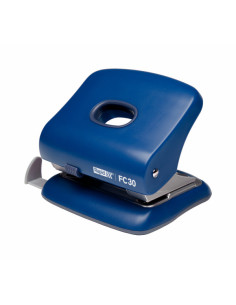 RA-23639402,Perforator plastic Rapid FC30, 30 de coli, cutie, albastru